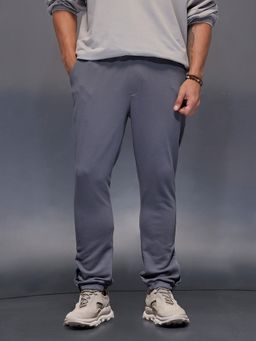 WROGN - Men Grey Minimal Straight Fit knit jogger