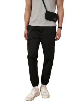 WROGN - Men Black Loose Fit Cargo
