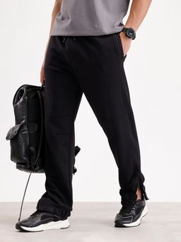 WROGN - Men Black Solid Relaxed Fit Jogger