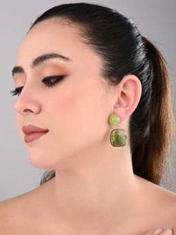 REENISAA - Olive Luxe Drops Earrings