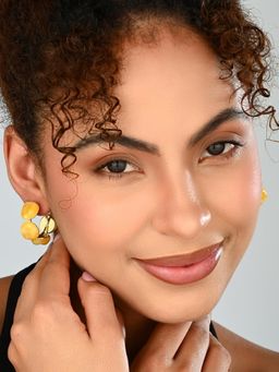 REENISAA - Mustard Bloom Earrings