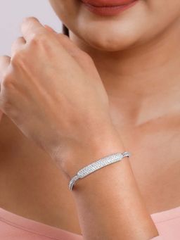 GIVA - 925 Silver Bar Of Light Bracelet