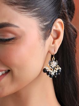 Yellow Chimes - Traditional Gold Plated Drop Earrings