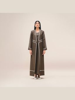 AMPM - Ravida Brown Jacket with inner Dress