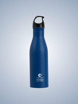 CLAY CRAFT - Blue Skipper Single Walled Non Insulated Water Bottle, 850Ml