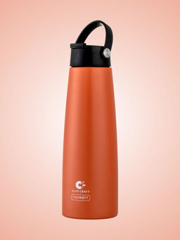 CLAY CRAFT - Orange Bolt Double Walled 24 Hours Hot and Cold Bottle 1200Ml