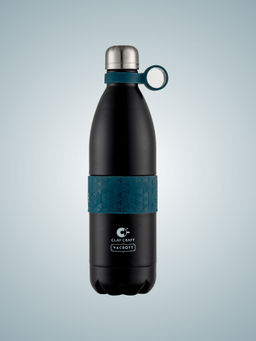 CLAY CRAFT - Teal Stark Double Walled Water Bottle, 1000Ml