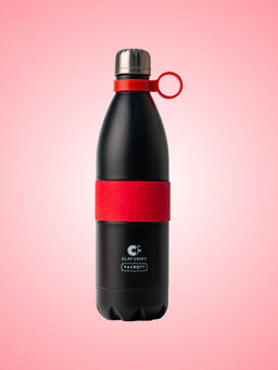 CLAY CRAFT - Red Stark Double Walled Water Bottle, 1000Ml