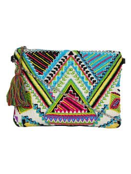 Anekaant - Glitzy Multicolor Jacquard Sling Bag
