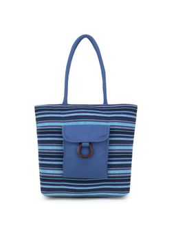 Anekaant - Blue Stripes Tote Bag