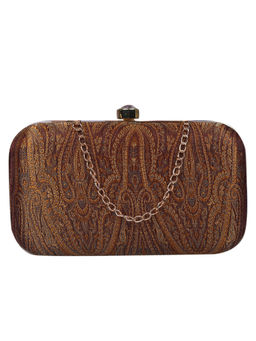 Anekaant - Ethnic Brown Evening Clutch Bag