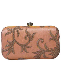 Anekaant - Ethnic Peach Evening Clutch Bag