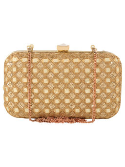 Anekaant - Ethnique Gold Evening Clutch Bag