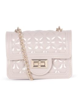 London Rag - Beige Quilted Sling Bag