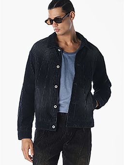 Jack & Jones - Dark Blue Corduroy Jacket