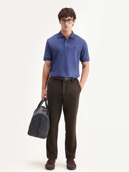Rare Rabbit - Brown 8-Way Stretch Trousers