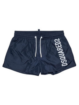 Dsquared2 - Navy Blue Mid Waist Shorts