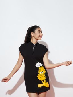 Spunkies - Girls Cotton Black Dress