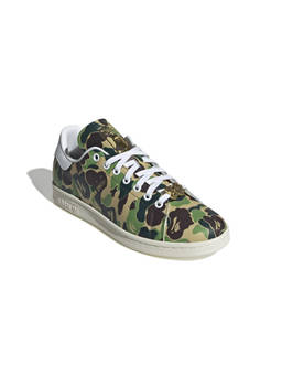 adidas Originals - Stan Smith Bape Men Green Sneakers