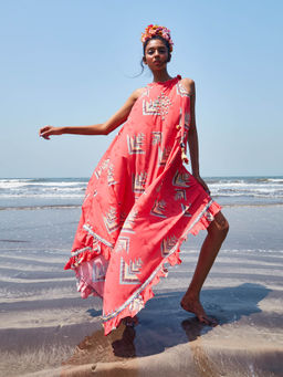 Gopi Vaid - Alexa Asymmetric Long Dress