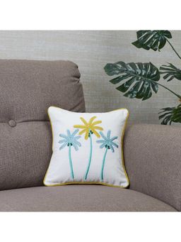 HomeTown - Bahamas Cushion Cover 30 x 30 Cm in White Colour