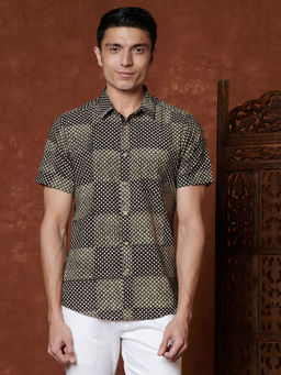 Fabindia - Cotton Printed Slim Fit Shirt