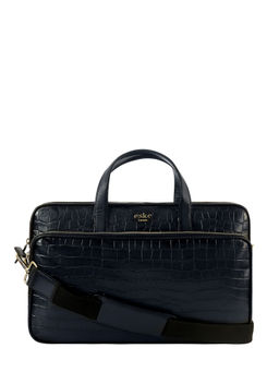 Eske - Black Brio - Genuine Leather - 15 Inch Laptop Bag