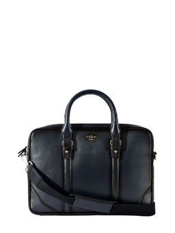 Eske - Black Jacquen Genuine Leather 15 Inch Laptop Bag