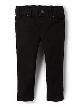 The Children's Place - Girls Black Straight Fit Jeans