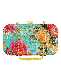 Anekaant - Ethnique Embroidered Party Clutch Multi
