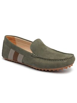 Ruosh - Mens Footwear Drivers Slip On Olive