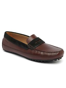 Ruosh - Mens Footwear Drivers Slip On Maroon