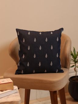 Crown of Poppies - Leaf To Rain Story Cushion White (16x16 Inches)