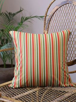 Crown of Poppies - The Terracotta Trails Cushion Cover Multi-Color (16x16 Inches)