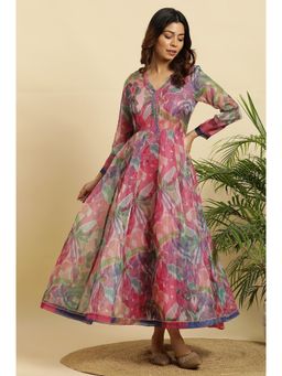 W - Multi-Color Ikat Kurta