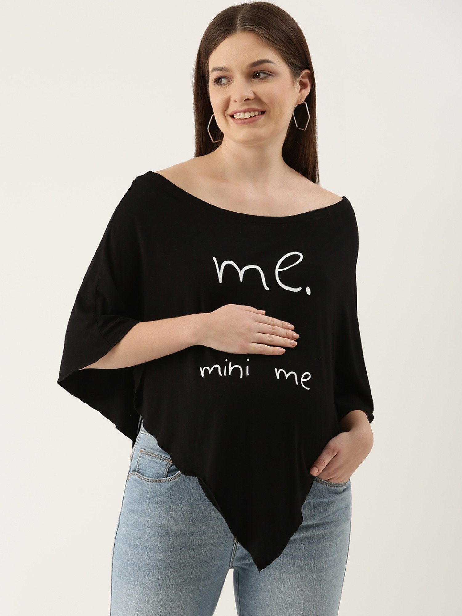 blush9 maternity Black Me Mini Me Nursing Wrap (FREE-SIZE)-picture-29