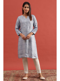 Folksong - Blue Printed Kurta