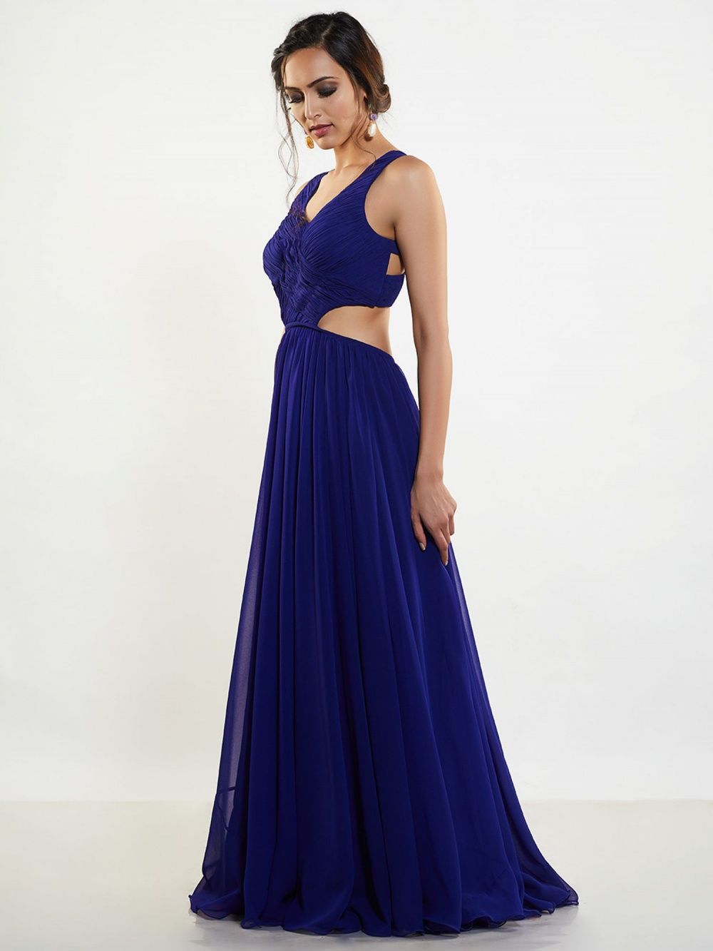 LUOFEN Abito Lungo Maxi Aderente Donna Con Scollo Quadrato, Maniche Corte, Nero, Elastico E Morbido - 2