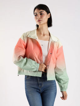 Calvin Klein - Multi-Colour Relaxed Fit Polyamide Spread Collar Jacket