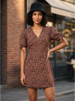 KOTTY - Brown Regular Dress