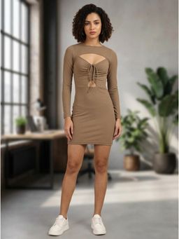 KOTTY - Brown Regular Dress