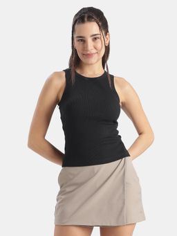 Jockey - Wz24 Women Super Combed Stretch Slim Fit Racerback Styled Tank Top-Black
