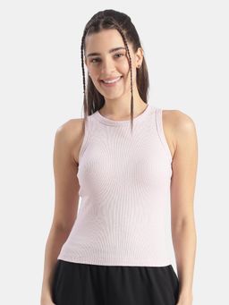 Jockey - Wz24 Women Super Combed Stretch Slim Fit Racerback Styled Tank Top-Lilac Snow