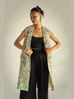 Neeti and Mudita - Multi-Color Riveted Jacket