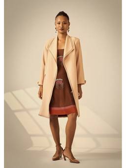 Neeti and Mudita - Beige Latte Petal Jacket