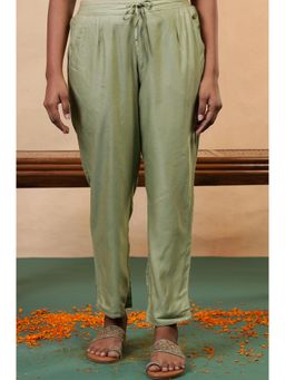 Folksong - Green Solid Pant