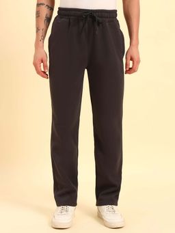 Cantabil - Men Grey Solid Track Pant