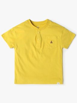 GAP - Boys Yellow Cotton T-Shirt