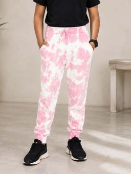 KiddoPanti - Boys Pink Cotton Track pant