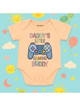 KNITROOT - Unisex Peach Cotton Onesie